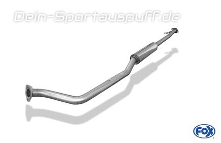 Fox Edelstahl Vorschalldämpfer Mitsubishi Outlander Typ CU Bj.03-06