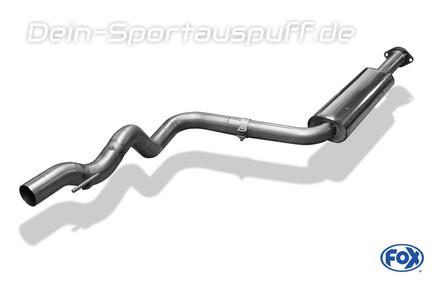 Fox Edelstahl Vorschalldämpfer Opel Astra J OPC