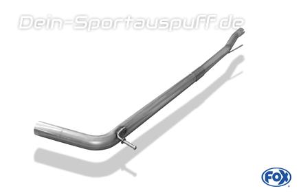 Fox Edelstahl Vorschalldämpfer-Ersatzrohr Skoda Fabia RS 5J Schrägheck u. Combi