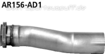 Bastuck Edelstahl Adapter Alfa Romeo 156 1.8l / 2.5l