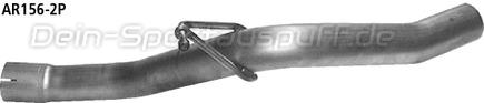 Bastuck Edelstahl Mittelschalldämpfer-Ersatzrohr Alfa Romeo 156 1.8l / 2.5l