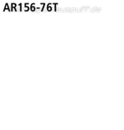 Bastuck Edelstahl Sportauspuff Alfa Romeo 156 GTA 2x76mm rund scharf abgeschrägt ohne Absorber