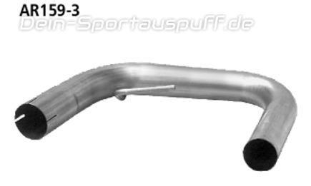 Bastuck Edelstahl Verbindungsrohr (für einseitige Anlagen) Alfa Romeo 159 Frontantrieb