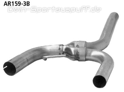 Bastuck Edelstahl Verbindungsrohr (für Duplex Anlagen) Alfa Romeo Brera Frontantrieb