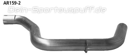 Bastuck Edelstahl Verbindungsrohr vorn Alfa Romeo Spider Frontantrieb