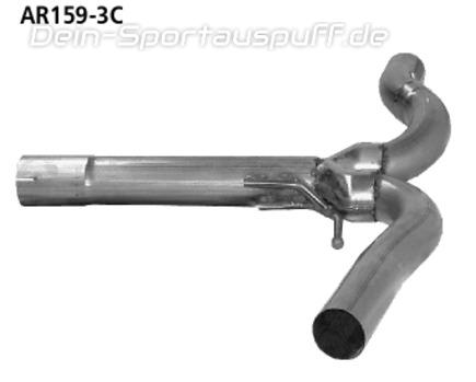 Bastuck Edelstahl Verbindungsrohr (für Duplex Anlagen) Alfa Romeo Spider Allrad