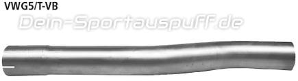 Bastuck Edelstahl Verbindungsrohr Audi A3 8P Sportback 4 Zylinder Turbo