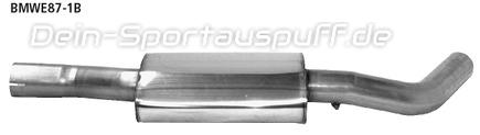Bastuck Edelstahl Vorschalldämpfer BMW 1er E81 E87 116i-120i ab 2007