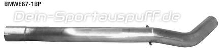 Bastuck Edelstahl Vorschalldämpfer-Ersatzrohr BMW 1er E81 E87 116i-120i ab 2007