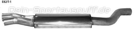 Bastuck Edelstahl Vorschalldämpfer BMW 1er E82 135i
