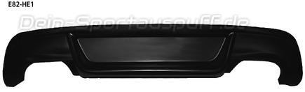 Bastuck Heckschürzenansatz für Doppel-Endrohre BMW 1er E82 118d u. 120d