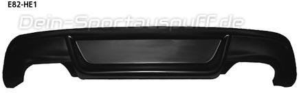 Bastuck Heckschürzenansatz für Doppel-Endrohre BMW 1er E82 118i u. 120i