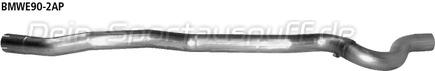 Bastuck Edelstahl Vorschalldämpfer-Ersatzrohr BMW 3er E90 E91 318i-320si bis Bj.07