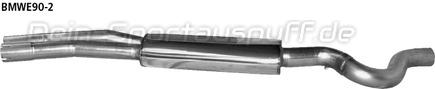 Bastuck Edelstahl Vorschalldämpfer BMW 3er E90 E91 325i 330i bis Bj.07