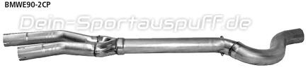 Bastuck Edelstahl Vorschalldämpfer-Ersatzrohr BMW 3er E90 E91 325i 330i ab Bj.07