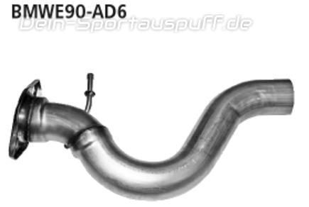 Bastuck Edelstahl Verbindungsrohr BMW 3er E90 E91 325i 330i ab Bj.07