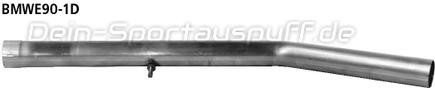 Bastuck Edelstahl Verbindungsrohr vorn BMW 3er E90 E91 Limo+Touring 325d 330d