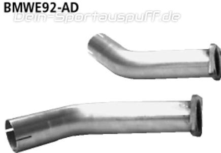 Bastuck Edelstahl Adaptersatz 2 Stück BMW 3er E90 E91 Limo+Touring 335i 335d