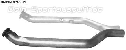 Bastuck Edelstahl Verbindungsrohr links BMW 3er E90 E92 M3 Limousine u. Coupe