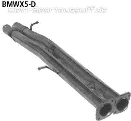 Bastuck Edelstahl Verbindungsrohr BMW X5 E53 Diesel ohne DPF