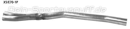 Bastuck Edelstahl Vorschalldämpfer-Ersatzrohr BMW X5 E70 3.0si 3.0d 3.0sd