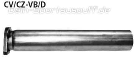 Bastuck Edelstahl Verbindungsrohr Chevrolet Cruze Diesel