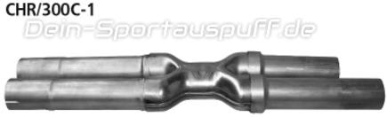 Bastuck Edelstahl Verbindungsrohr vorn Chrysler 300C V8 Benziner