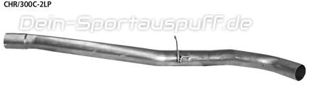 Bastuck Edelstahl Mittelschalldämpfer-Ersatzrohr links Chrysler 300C V6 Benziner