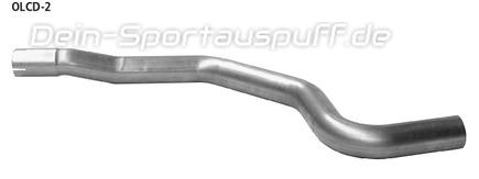 Bastuck Edelstahl Verbindungsrohr Fiat Grande Punto inkl. Abarth u. EVO