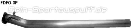 Bastuck Edelstahl Vorschalldämpfer-Ersatzrohr Ford Focus 1 Turnier ST 170