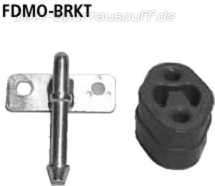Bastuck Edelstahl Halter rechts (für Duplex Anlagen) Ford Mondeo 3 Bj.00-07 Limousine 4 Zylinder