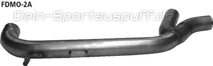 Bastuck Edelstahl Y-Verbindungsrohr (für Duplex Anlagen) Ford Mondeo 3 Bj.00-07 Limousine Diesel