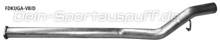 Bastuck Edelstahl Verbindungsrohr Ford Kuga