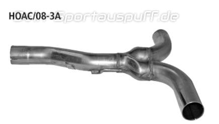 Bastuck Edelstahl Y-Verbindungsrohr (für Duplex Anlagen) Honda Accord 8 CU1 CU2 ab Bj.08