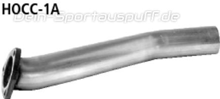 Bastuck Edelstahl Verbindungsrohr auf Kat Honda Civic Type R Bj.01-06