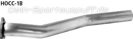 Bastuck Edelstahl Verbindungsrohr auf Kat Honda Civic Benziner Bj.01-06