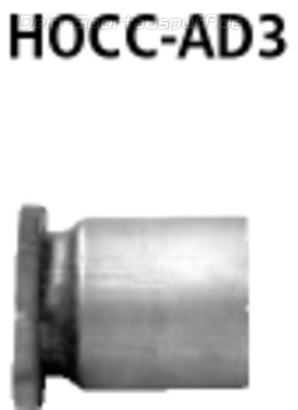 Bastuck Edelstahl Adapter ESD auf Serie Honda Civic Diesel Bj.01-06