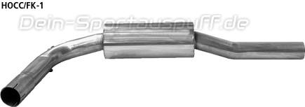 Bastuck Edelstahl Vorschalldämpfer Honda Civic FK ab Bj.06