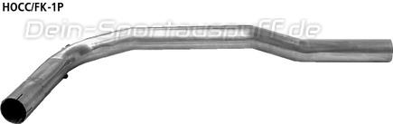 Bastuck Edelstahl Vorschalldämpfer-Ersatzrohr Honda Civic FK ab Bj.06