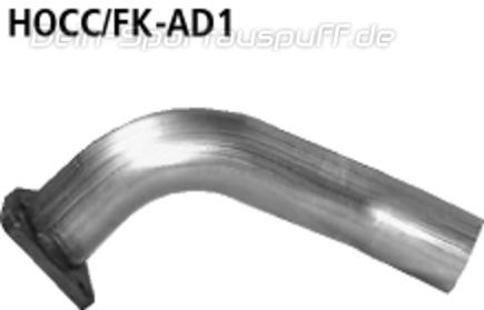 Bastuck Edelstahl Adapter ESD auf Serie Honda Civic FK 2.2l ab Bj.06