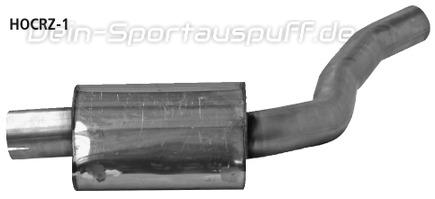 Bastuck Edelstahl Vorschalldämpfer Honda CR-Z Hybrid