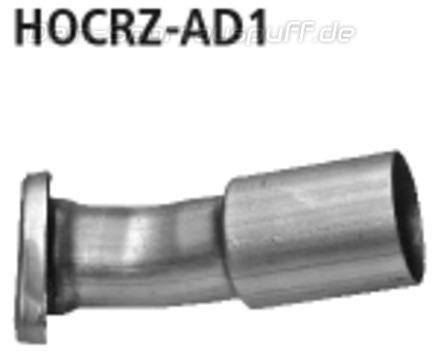 Bastuck Edelstahl Adapter ESD auf Serie Honda CR-Z Hybrid