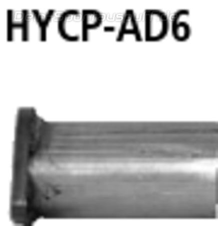 Bastuck Edelstahl Adapter Hyundai Coupe GK 6 Zyl.