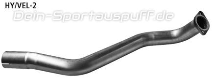 Bastuck Edelstahl Verbindungsrohr Hyundai Veloster 1.6l