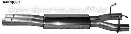 Bastuck Edelstahl Vorschalldämpfer Jaguar XK u. XKR Typ QQ6 Coupe+Cabrio ab Bj.06