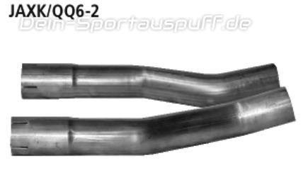 Bastuck Edelstahl Verbindungsrohr Jaguar XK u. XKR Typ QQ6 Coupe+Cabrio ab Bj.06