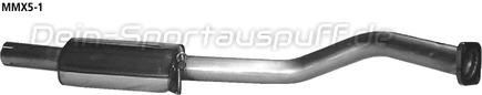 Bastuck Edelstahl Vorschalldämpfer Mazda MX5 Typ NB