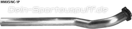 Bastuck Edelstahl Vorschalldämpfer-Ersatzrohr Mazda MX5 Typ NC