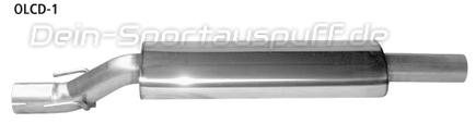 Bastuck Edelstahl Vorschalldämpfer Opel Corsa D