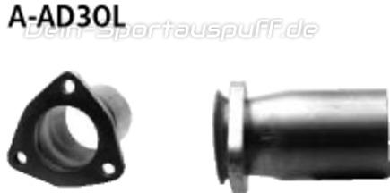 Bastuck Edelstahl Adapter Opel Kadett E Caravan